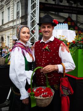 Izjemen obisk zaznamoval 50. Dneve narodnih noš in oblačilne dediščine v Kamniku (Blaž T. Muc)  (35)